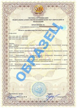 Приложение 1 Заполярный Сертификат ГОСТ РВ 0015-002